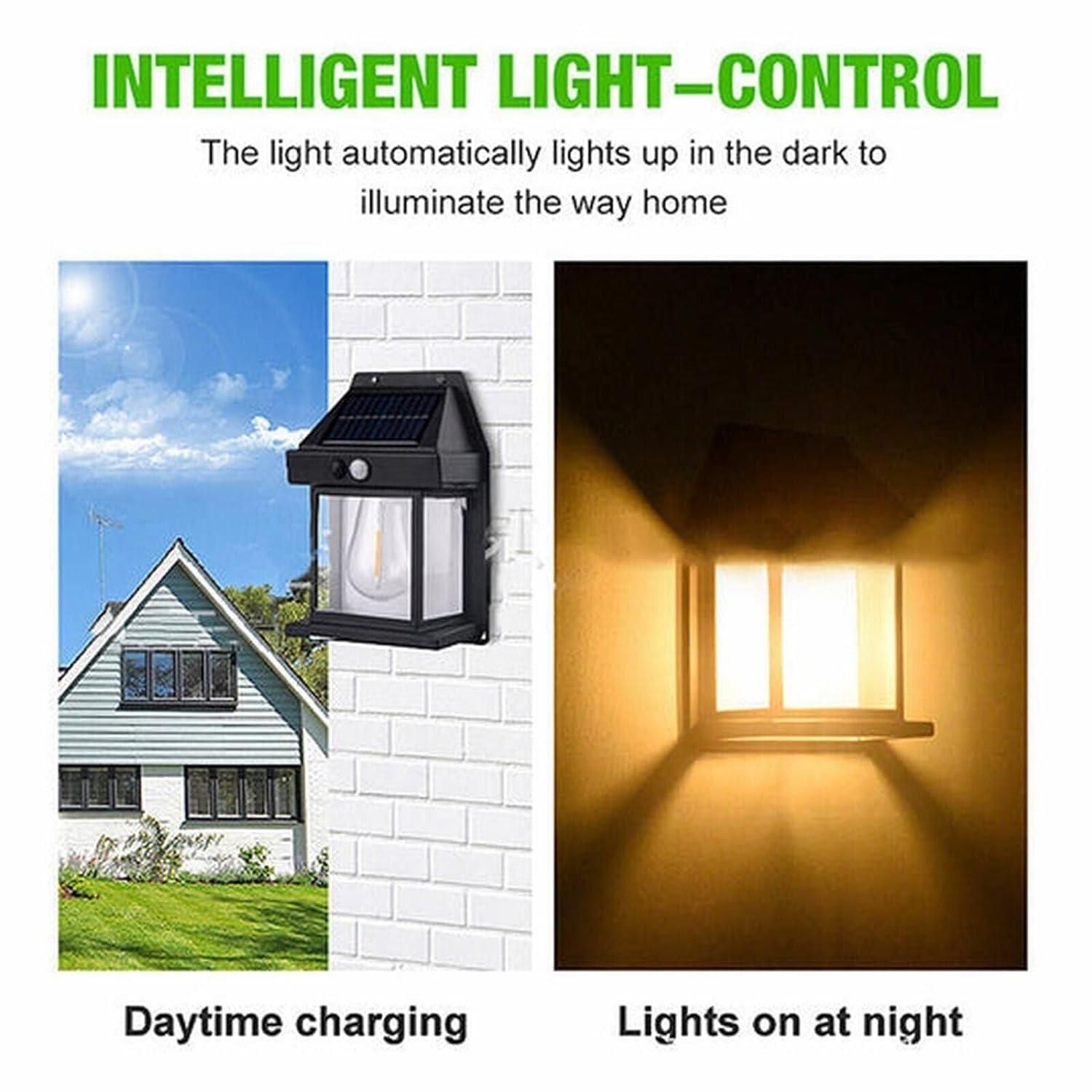 Solar Light Outdoor Wall Light - ᴘᴜɴᴊᴀʙ ꜰᴜꜱɪᴏɴ