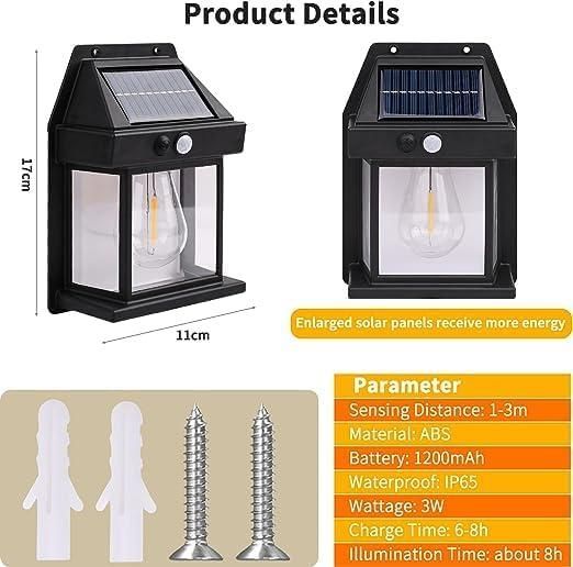 Solar Light Outdoor Wall Light - ᴘᴜɴᴊᴀʙ ꜰᴜꜱɪᴏɴ