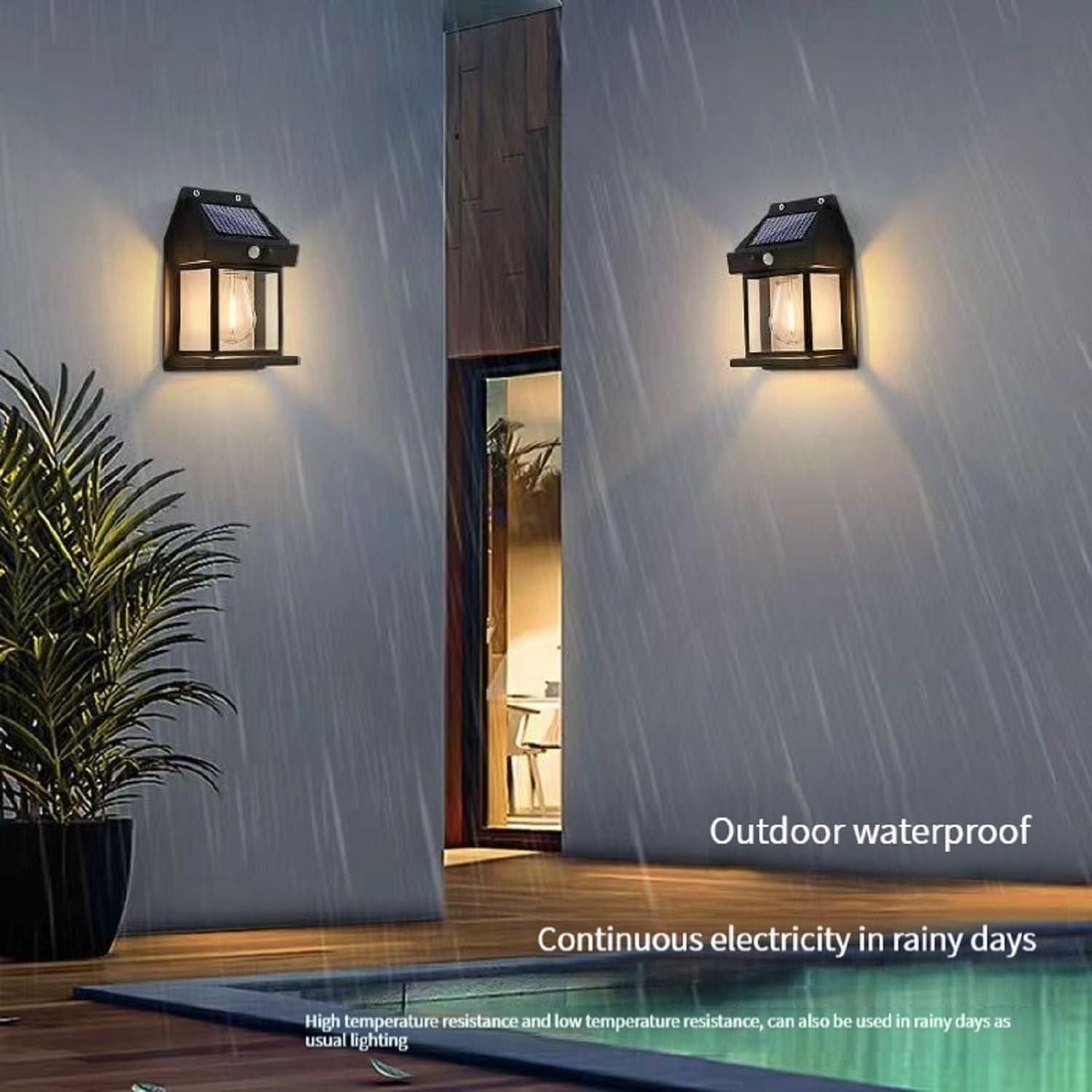Solar Light Outdoor Wall Light - ᴘᴜɴᴊᴀʙ ꜰᴜꜱɪᴏɴ