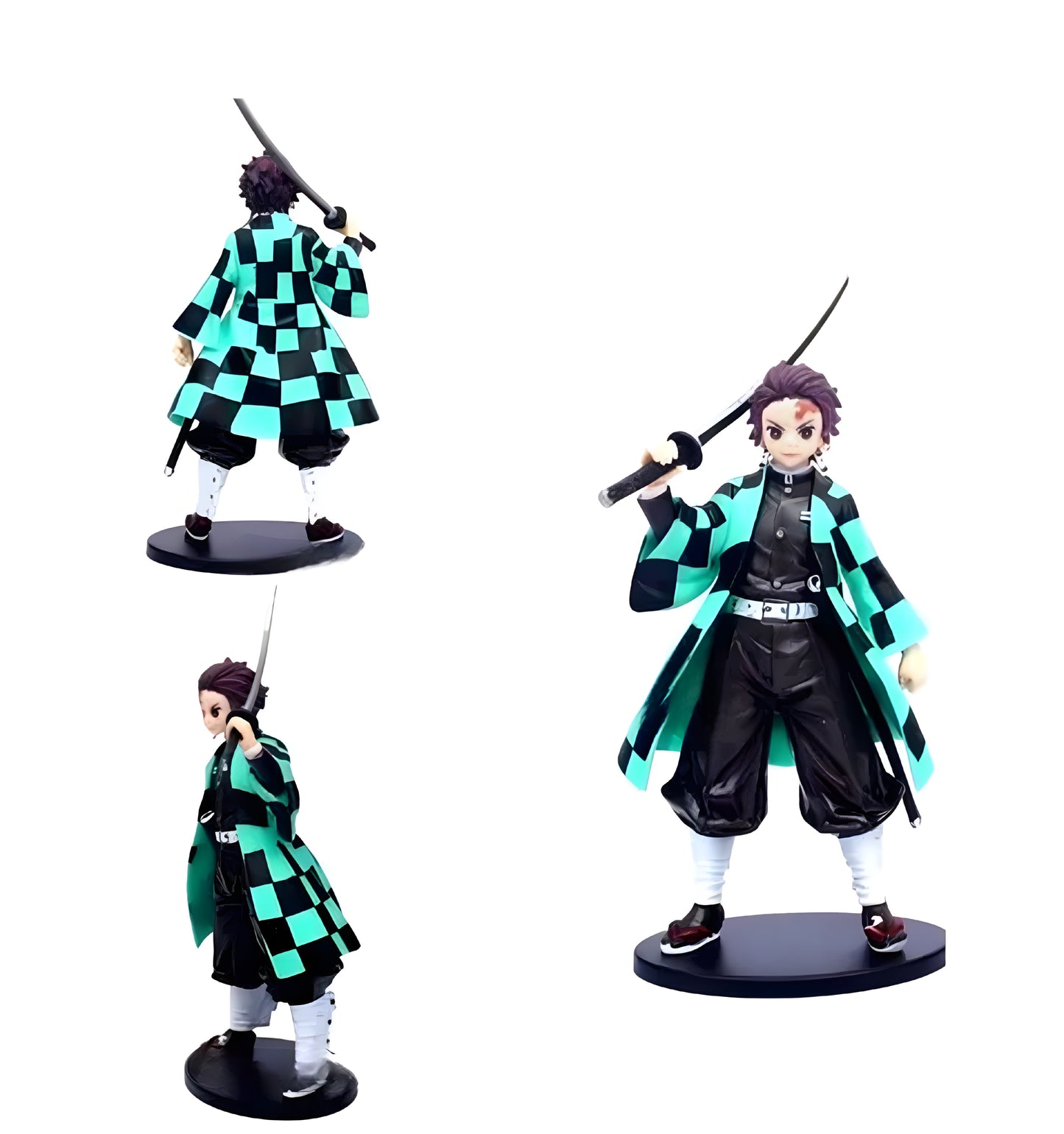 Demon Slayer Tanjiro Kamado Action Figure 14 Cms PVC Anime Figure - ᴘᴜɴᴊᴀʙ ꜰᴜꜱɪᴏɴ