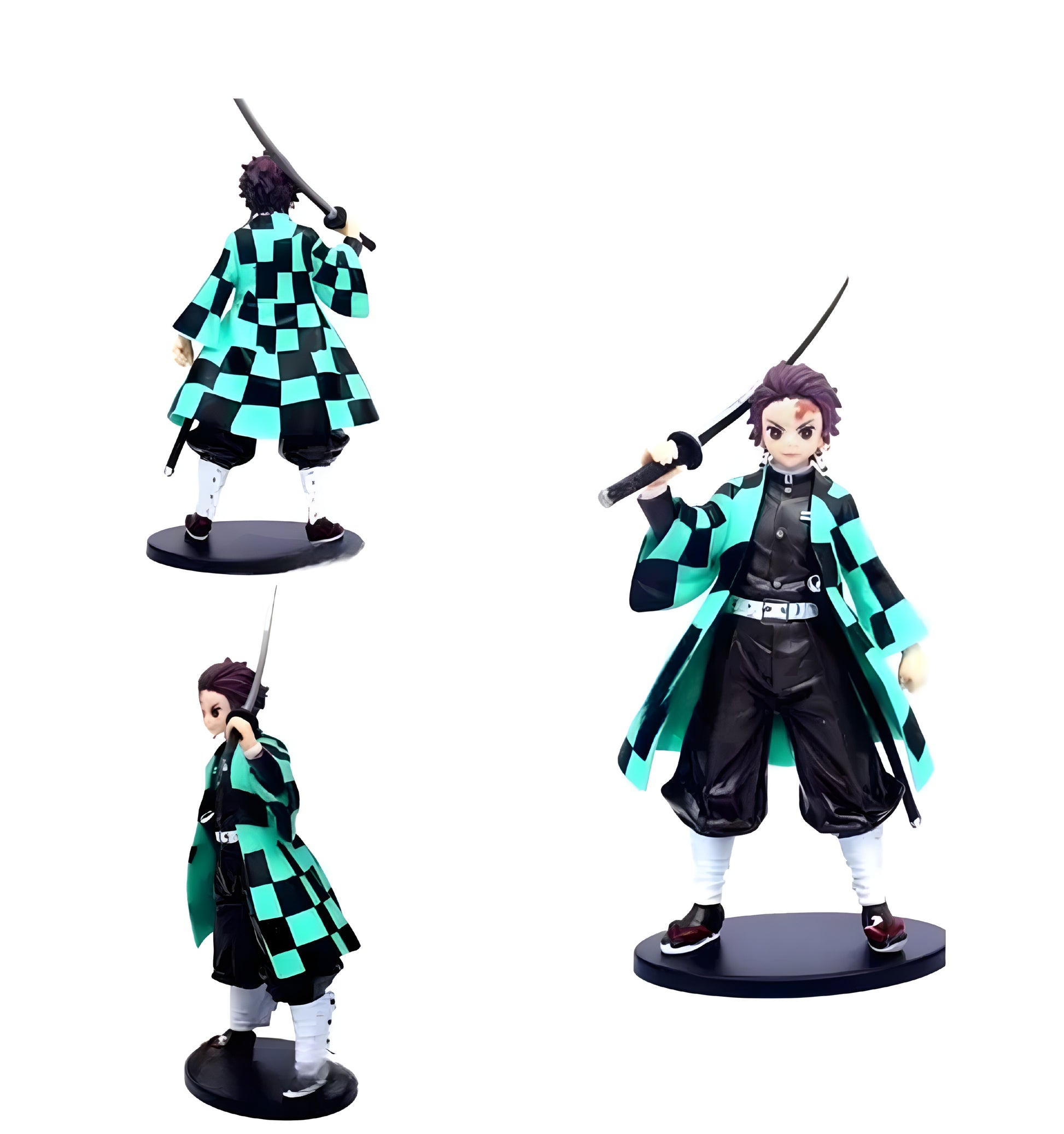 Demon Slayer Tanjiro Kamado Action Figure 14 Cms PVC Anime Figure - ᴘᴜɴᴊᴀʙ ꜰᴜꜱɪᴏɴ