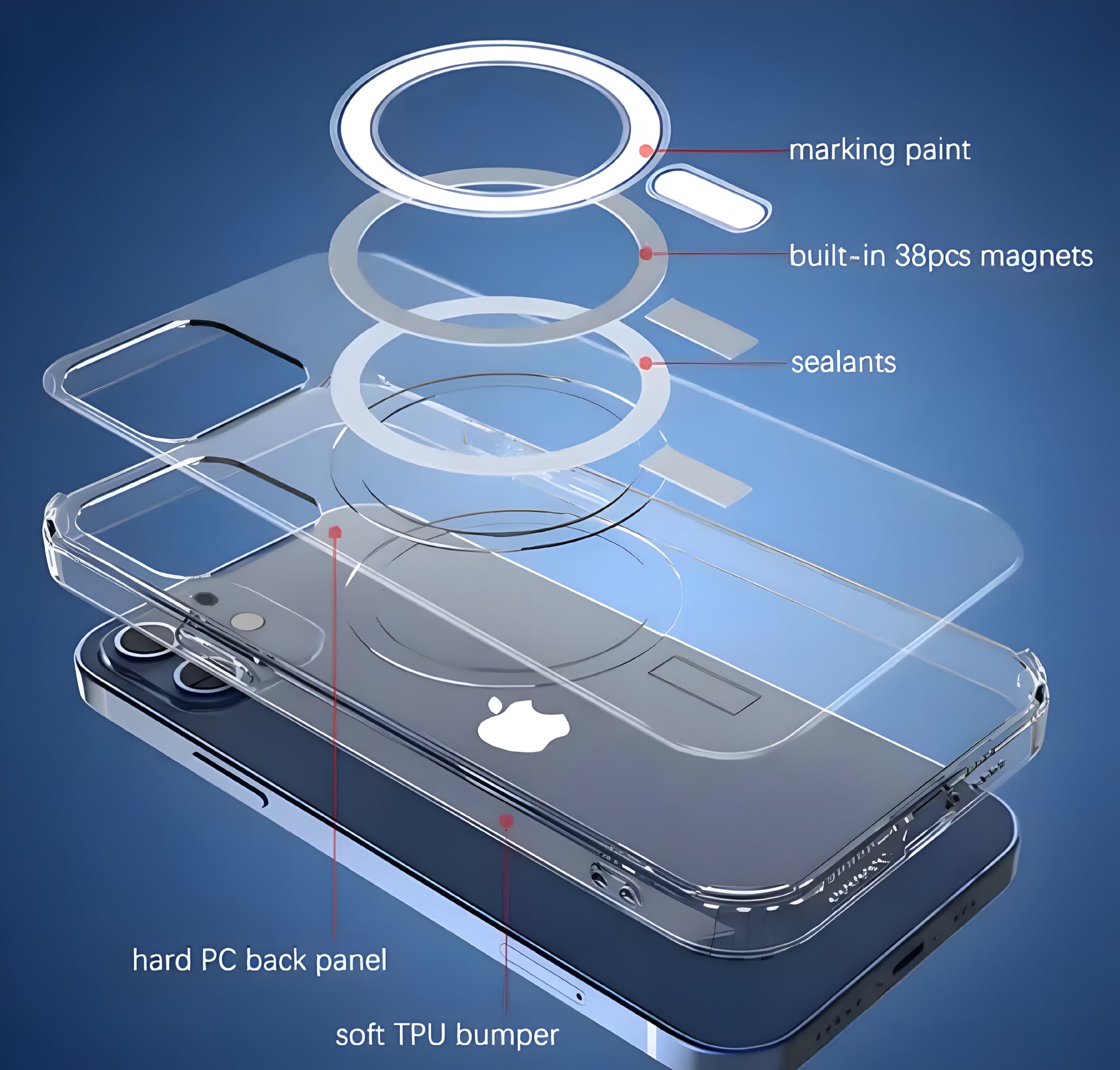 PUNJAB FUSION CHOICE iPhone cover for 12 Pro Max Compatible with MagSafe Scratch-Resistant - ᴘᴜɴᴊᴀʙ ꜰᴜꜱɪᴏɴ