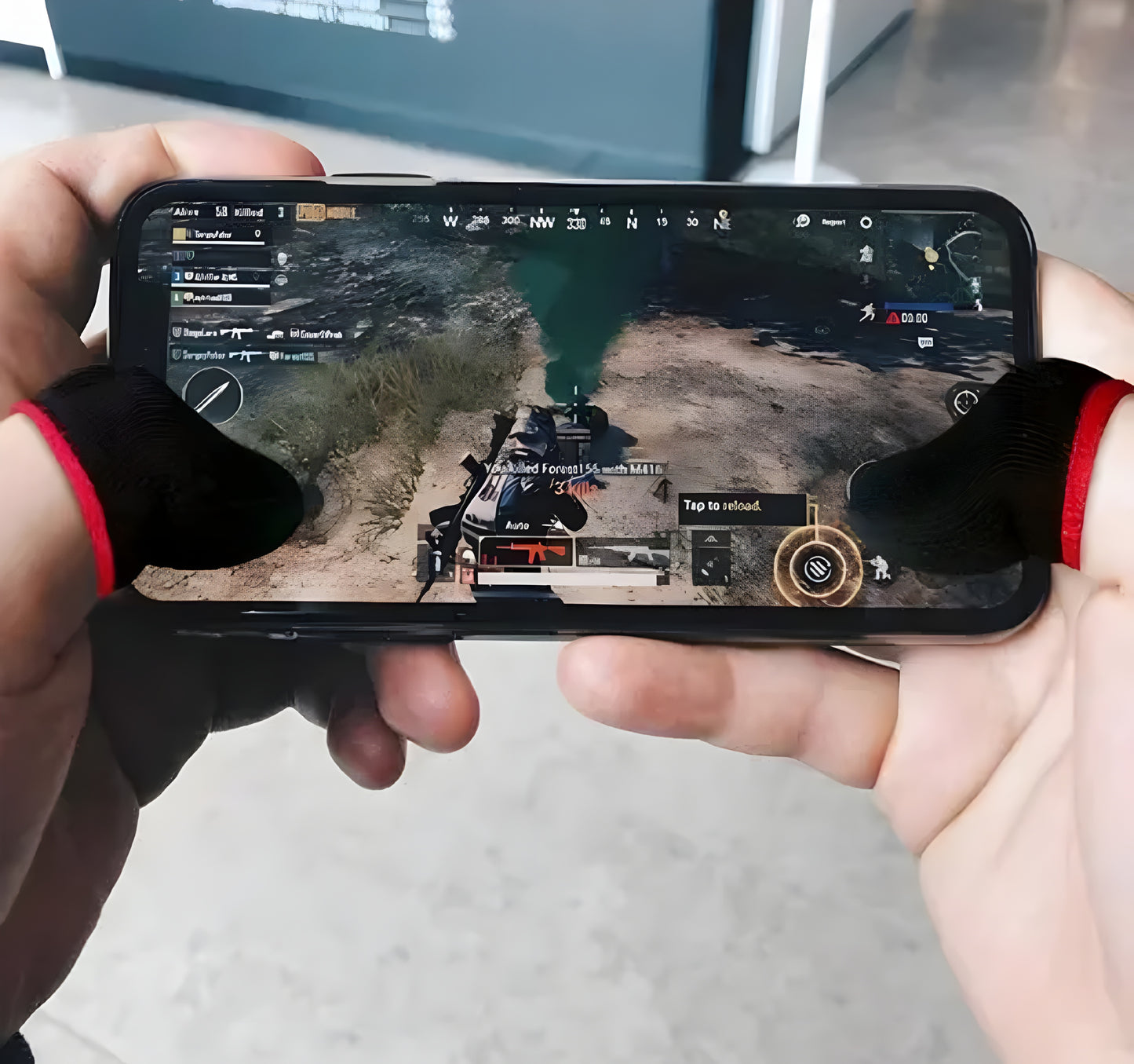 Quxxa 3 PAIR(6 PCS) Thumb & Finger Sleeves for Mobile Gaming, Anti-Sweat | Breathable for PUBG Finger Gloves | Finger Cover for BGMI COD | FREEFIRE | FORTNITE
PUBG - ᴘᴜɴᴊᴀʙ ꜰᴜꜱɪᴏɴ