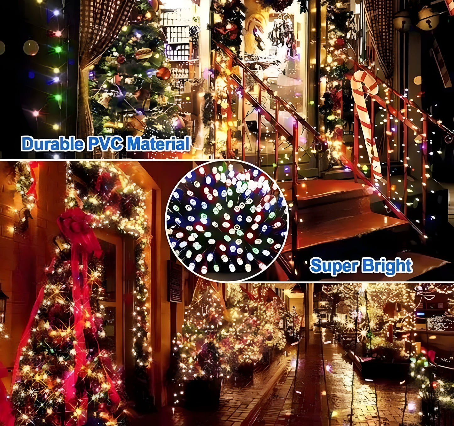 DECORATIVE 50 METER String rice Light with 7 Color Changing modes Multicolour led Bulbs for Diwali, Christmas, Home Decoration.Heavy Duty Copper Led String Light Rice String (Multicolor) - ᴘᴜɴᴊᴀʙ ꜰᴜꜱɪᴏɴ