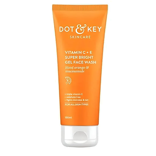 Dot & key Dot and Key Vit C + E Gel Facewash - ᴘᴜɴᴊᴀʙ ꜰᴜꜱɪᴏɴ