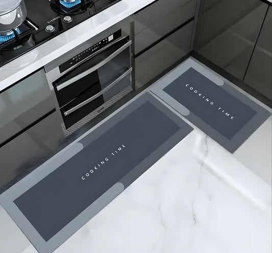 Sankalp E Zone Non Slip Water absorbant Kitchen Mat with Runner, Kitchen Rug, Floor Non Slip Microfiber Kitchen Mat with Runner, Kitchen Rug, Floor Mat, Door Mat, Washable Kitchen Mat Combo for Kitchen, Room, Anti Slip (40 X 120 Cm 40 X 60 Cm) (Pack of 2) - ᴘᴜɴᴊᴀʙ ꜰᴜꜱɪᴏɴ