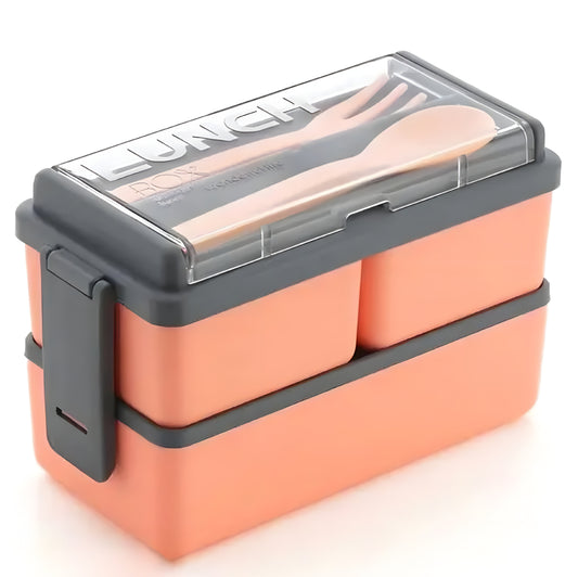 Plizzo Kitchenware Plastic Combo
3 Compartment Lunch Box Tiffin for School and Office 3 Containers Lunch Box (pack of 2) - ᴘᴜɴᴊᴀʙ ꜰᴜꜱɪᴏɴ