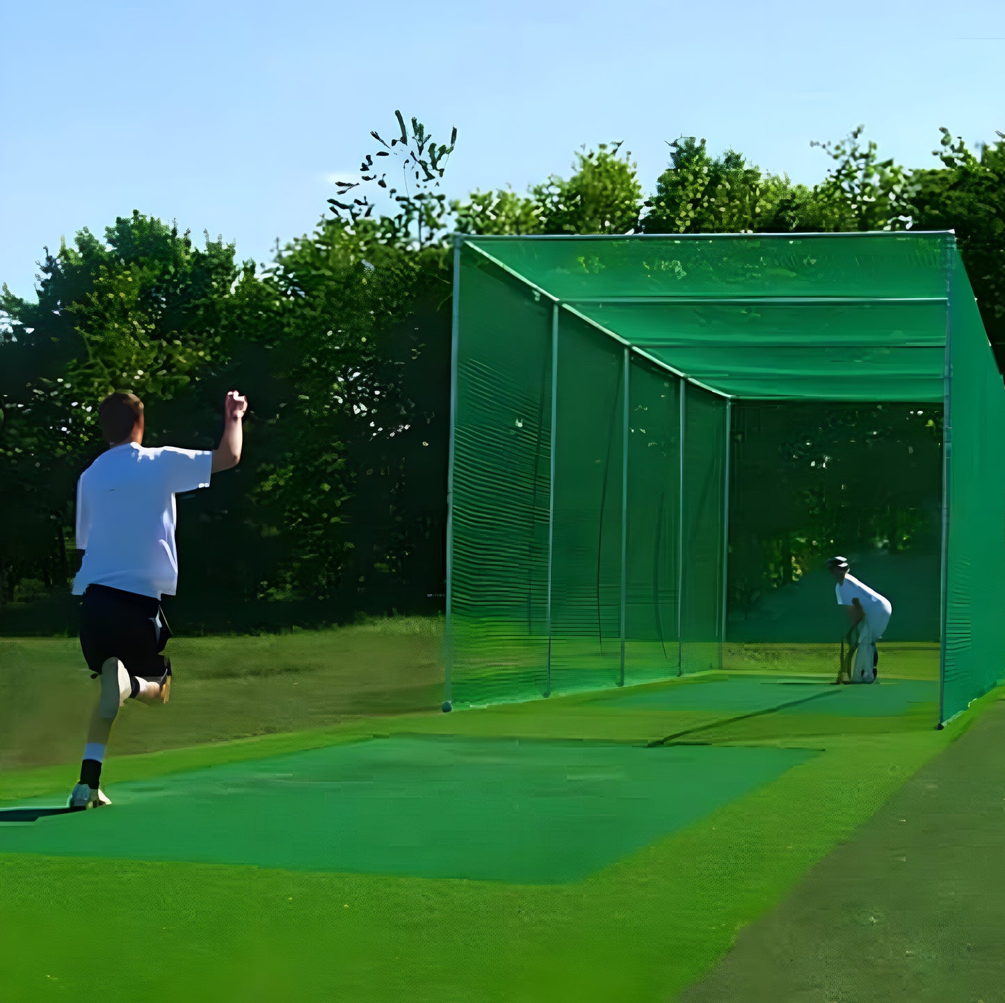 Complete Cricket Training Net Setup -Durable Nylon Net for All-Round Practice (30x10 Feet ) - ᴘᴜɴᴊᴀʙ ꜰᴜꜱɪᴏɴ