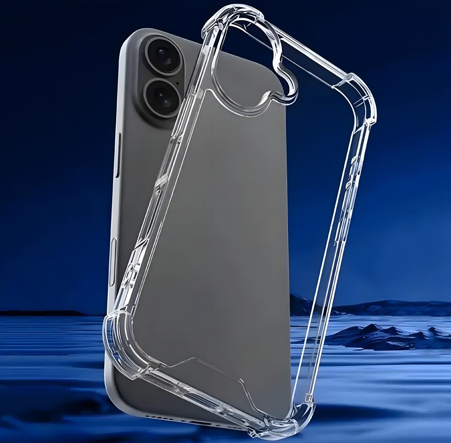 Premium Quality Bumper Transparent Back Cover For Apple Iphone 16 - ᴘᴜɴᴊᴀʙ ꜰᴜꜱɪᴏɴ