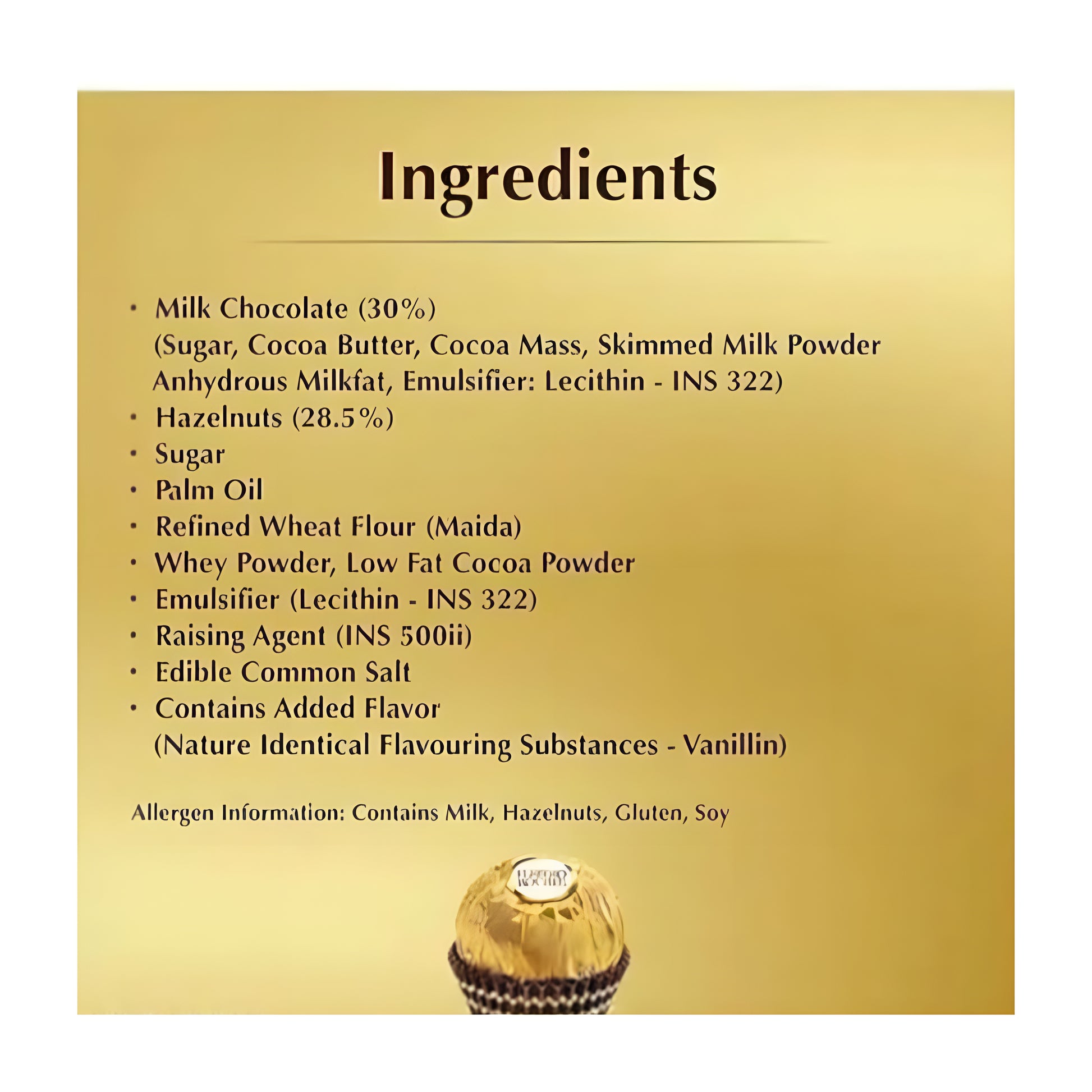 Konfiz Ferrero Rocher, 4 Pieces-50 g - ᴘᴜɴᴊᴀʙ ꜰᴜꜱɪᴏɴ