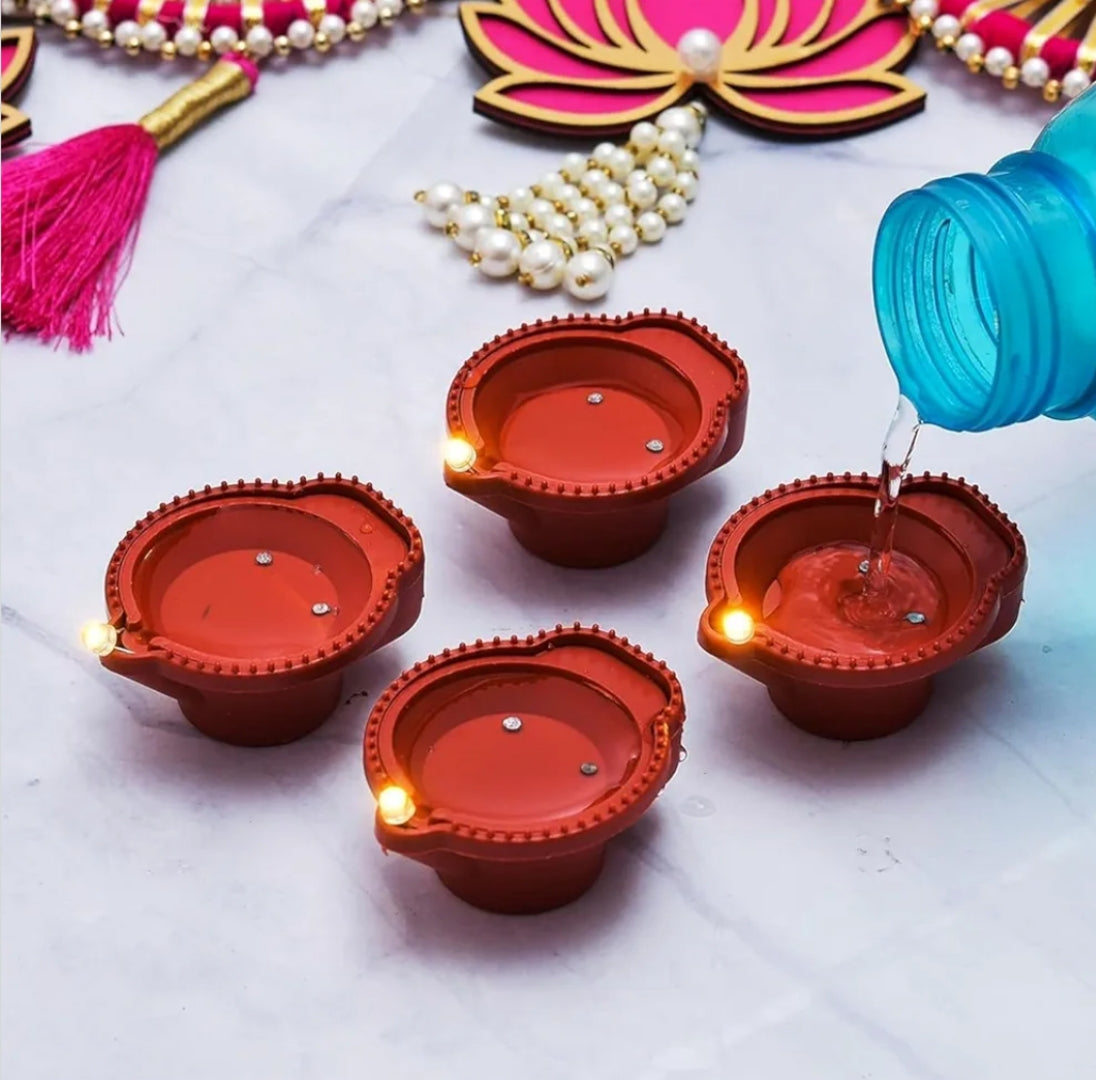 Water Sensor LED Light Diyas for Home Decoration - ᴘᴜɴᴊᴀʙ ꜰᴜꜱɪᴏɴ