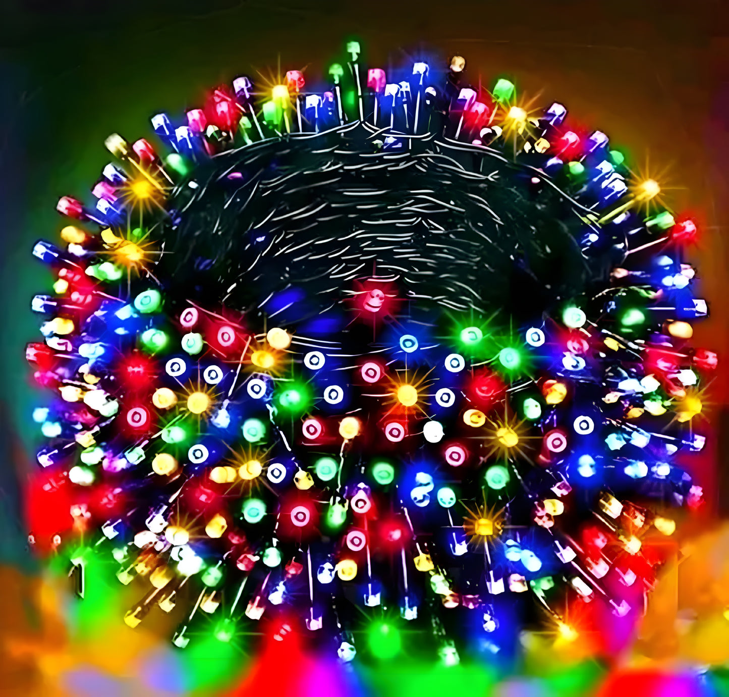 DECORATIVE 50 METER String rice Light with 7 Color Changing modes Multicolour led Bulbs for Diwali, Christmas, Home Decoration.Heavy Duty Copper Led String Light Rice String (Multicolor) - ᴘᴜɴᴊᴀʙ ꜰᴜꜱɪᴏɴ