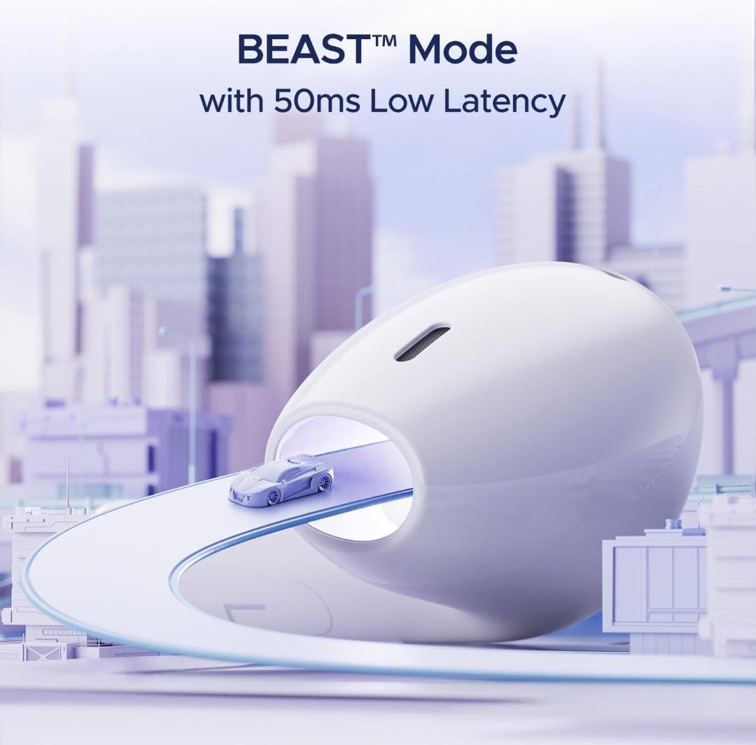 boAt Airdopes Joy, 35Hrs Battery, Fast Charge, IWP Tech, Low Latency, 2Mic ENx, Type-C Port, v5.3 Bluetooth Earbuds, TWS Ear Buds Wireless Earphones with mic(Swedish White) - ᴘᴜɴᴊᴀʙ ꜰᴜꜱɪᴏɴ