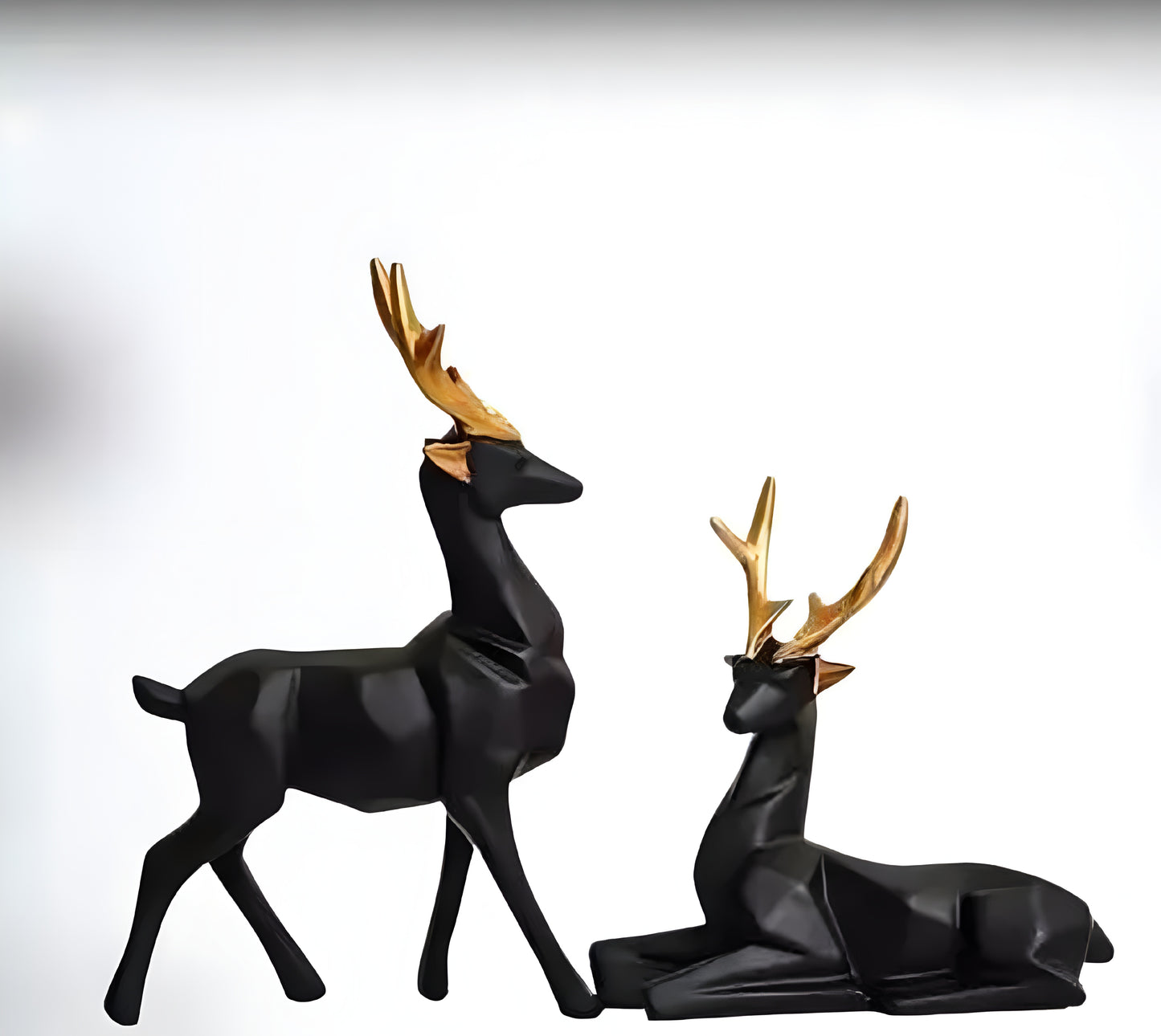 "Premium Deer Showpiece Black -Elegant Décor for Nature Lovers" - ᴘᴜɴᴊᴀʙ ꜰᴜꜱɪᴏɴ