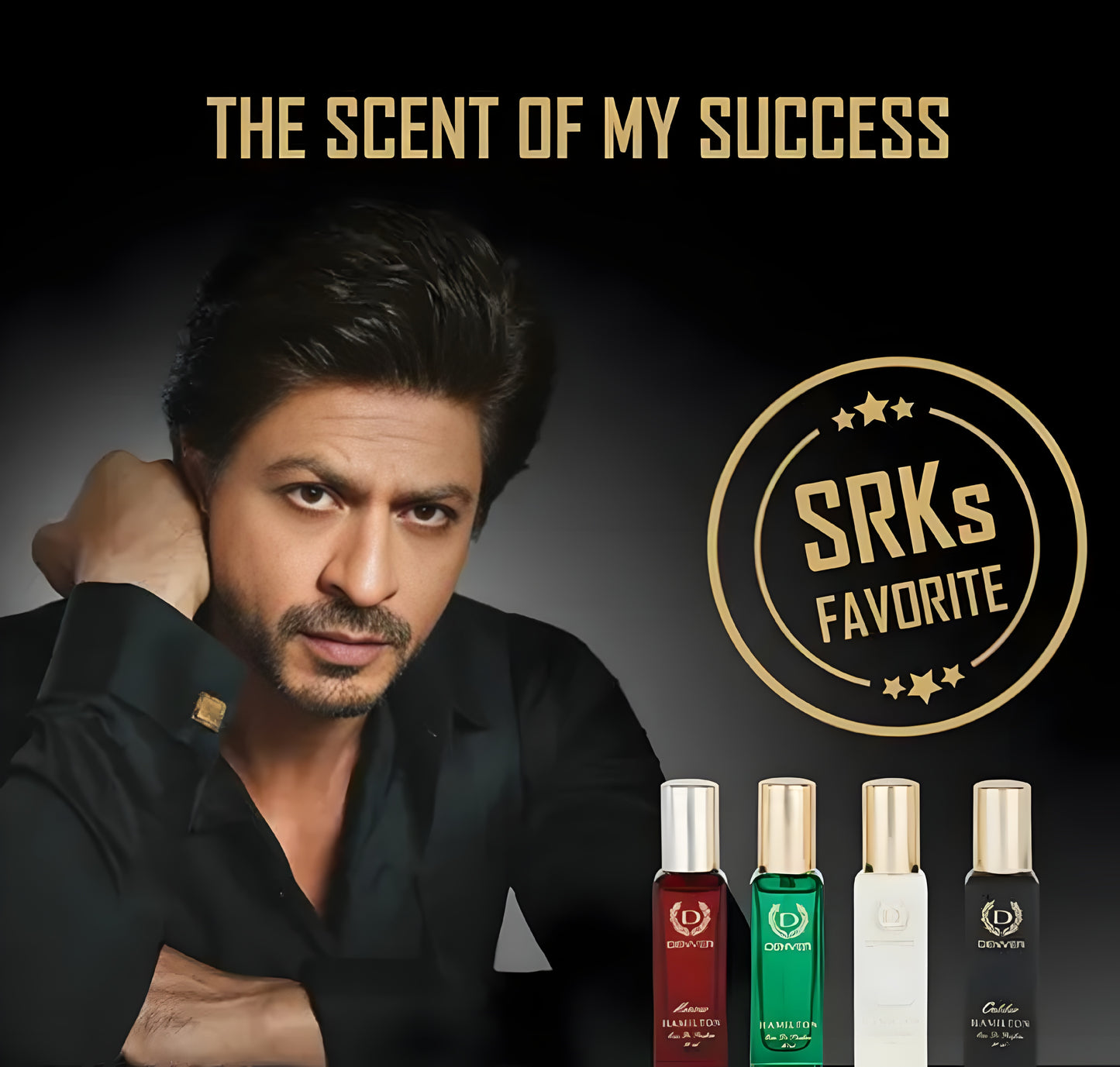 Denver Hamilton EDP- SRK's Favorite Luxury perfume for Men, 80ml (20ml x 4 Set) - ᴘᴜɴᴊᴀʙ ꜰᴜꜱɪᴏɴ