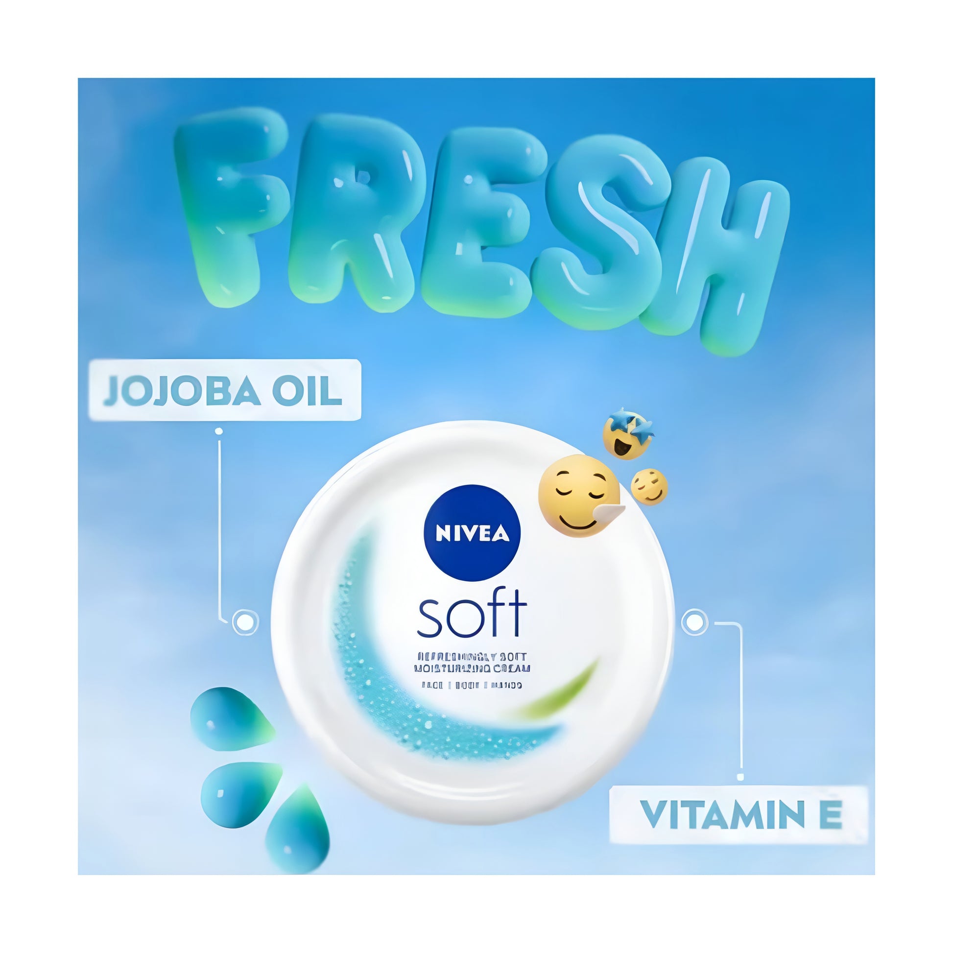 Nivea Soft Light Moisturizer 100ml - ᴘᴜɴᴊᴀʙ ꜰᴜꜱɪᴏɴ
