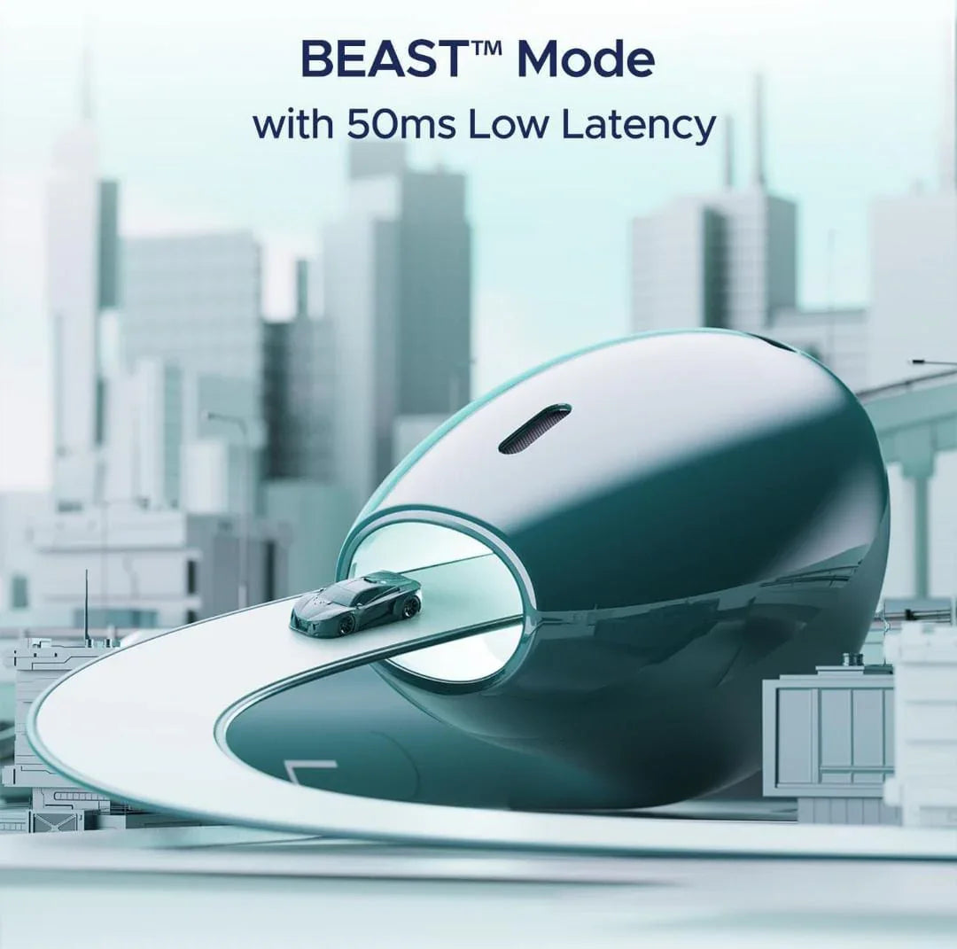 boAt Airdopes Joy, 35Hrs Battery, Fast Charge, IWP Tech, Low Latency, 2Mic ENx, Type-C Port, v5.3 Bluetooth Earbuds, TWS Ear Buds Wireless Earphones with mic(Dark Cyan) - ᴘᴜɴᴊᴀʙ ꜰᴜꜱɪᴏɴ