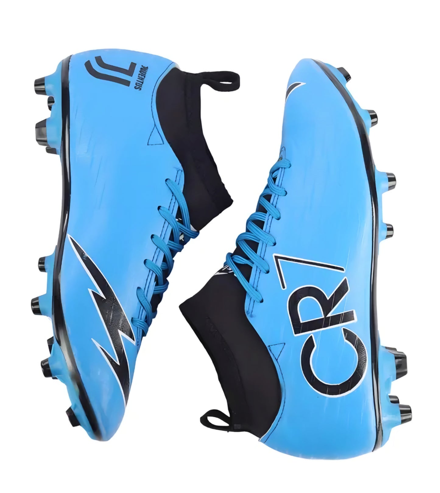 CR7 Juventus Ankle Sport Football Studs Shoes Football Shoes For Men (Blue) - ᴘᴜɴᴊᴀʙ ꜰᴜꜱɪᴏɴ