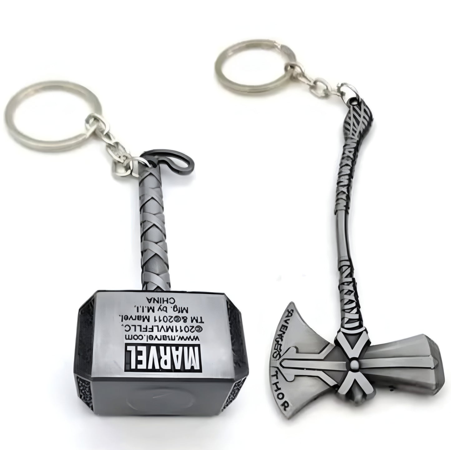 Mistazzo metal Infinity war stormbreaker hammer-axe Keychain keyring for boys & girls Pack of 2 - ᴘᴜɴᴊᴀʙ ꜰᴜꜱɪᴏɴ