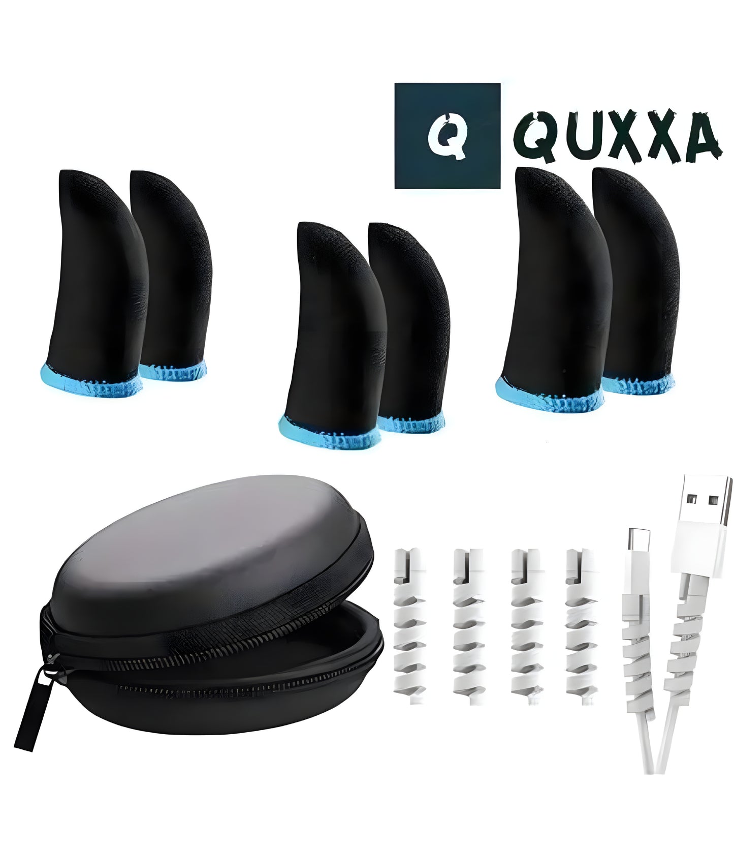 Quxxa 3 PAIR(6 PCS) Thumb & Finger Sleeves for Mobile Gaming, Anti-Sweat | Breathable for PUBG Finger Gloves | Finger Cover for BGMI COD | FREEFIRE | FORTNITE
PUBG - ᴘᴜɴᴊᴀʙ ꜰᴜꜱɪᴏɴ