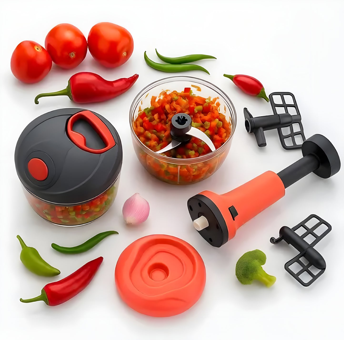 Premium Vegetable Chopper for Kitchen - ᴘᴜɴᴊᴀʙ ꜰᴜꜱɪᴏɴ