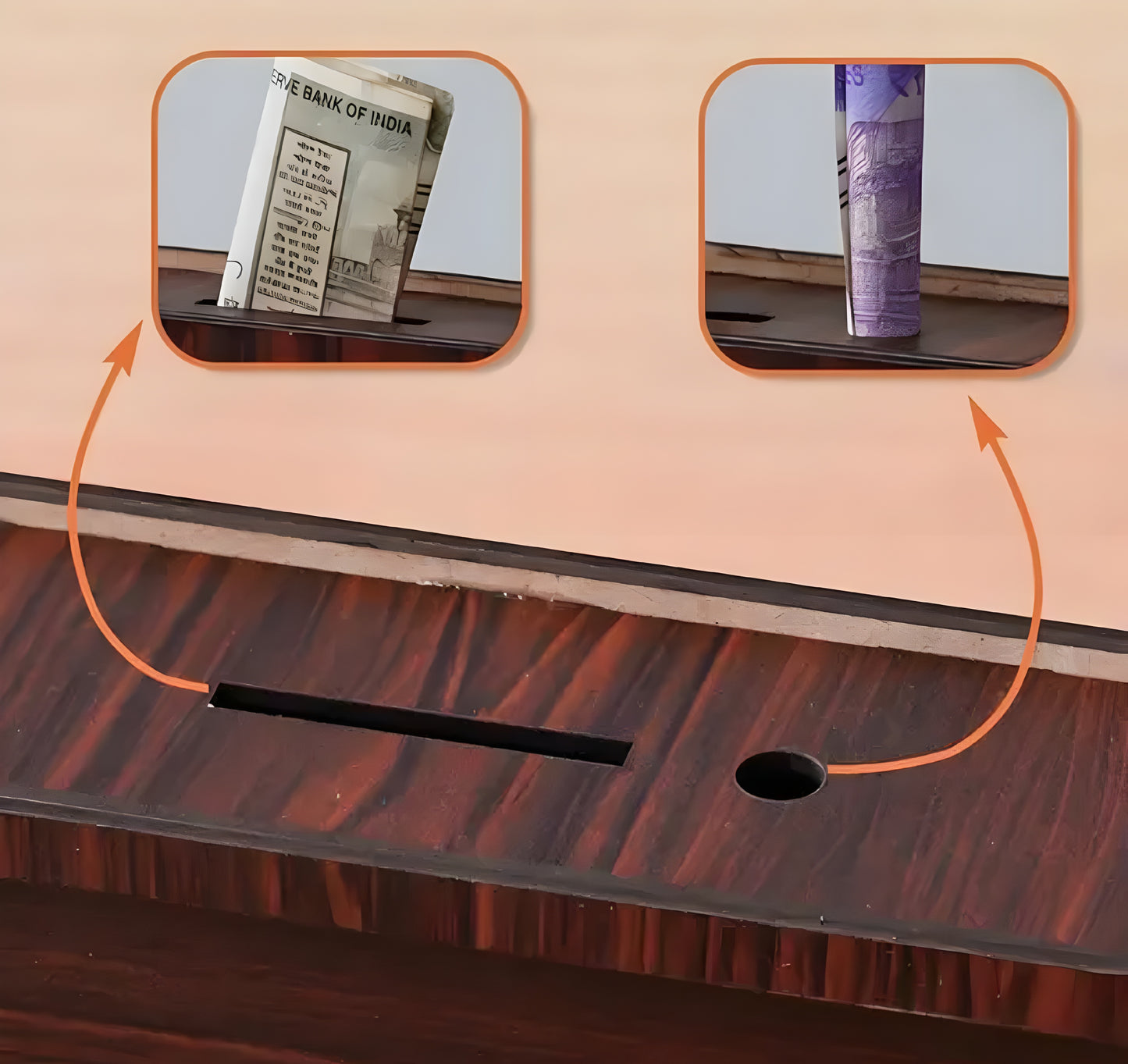 Wooden Money Saving Boxx | 20,000 Savings Challenge Piggy Bank | Durable & Eco-Friendly - ᴘᴜɴᴊᴀʙ ꜰᴜꜱɪᴏɴ