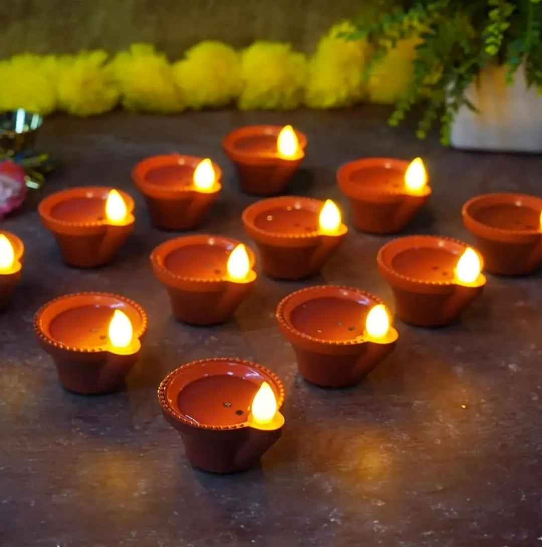 Water Sensor LED Light Diyas for Home Decoration - ᴘᴜɴᴊᴀʙ ꜰᴜꜱɪᴏɴ