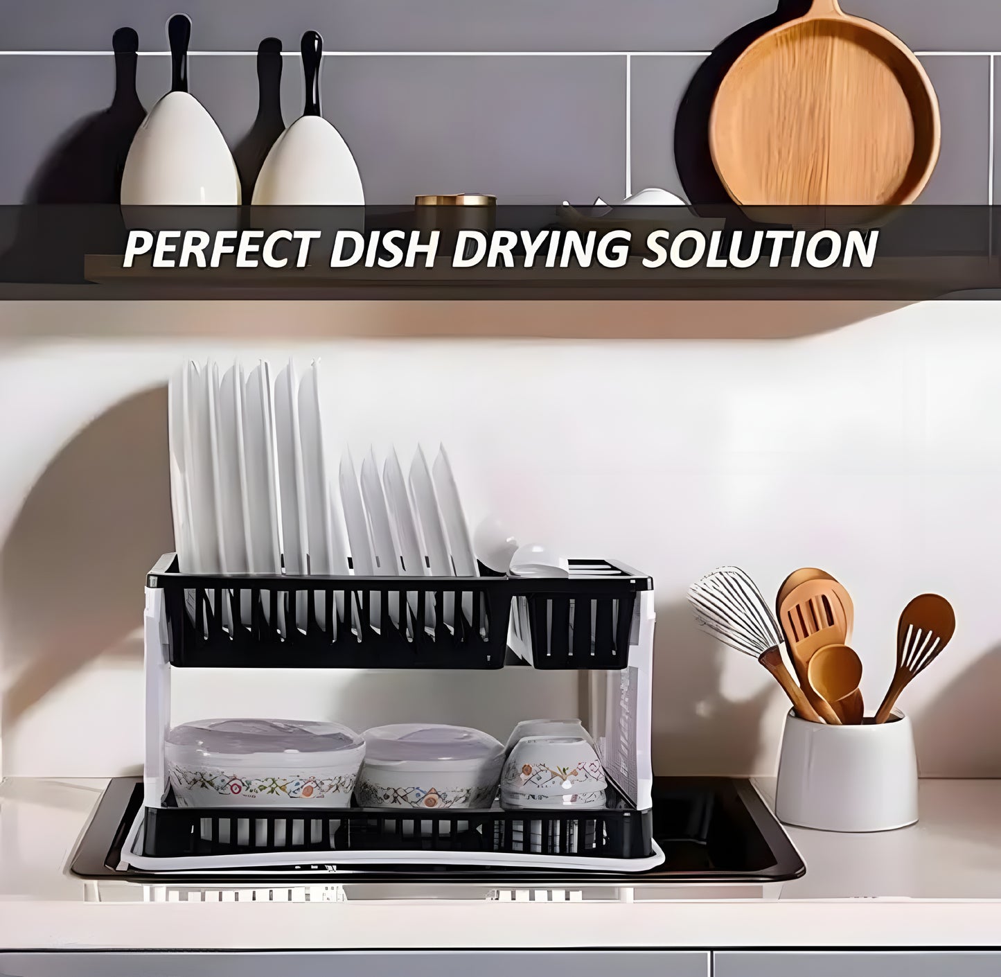Multi-Purpose Dryer Rack for Utensils. - ᴘᴜɴᴊᴀʙ ꜰᴜꜱɪᴏɴ