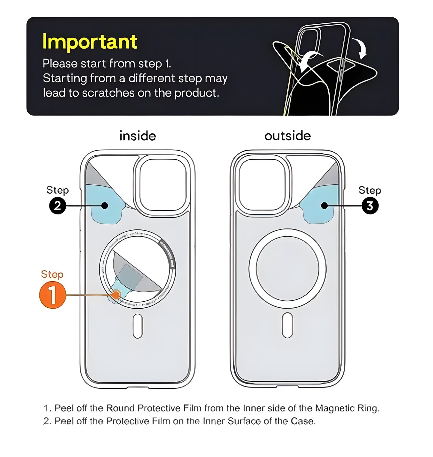 Ultra-Hybrid Cover Case for Apple iPhone 17 Pro Transparent Shockproof Back - ᴘᴜɴᴊᴀʙ ꜰᴜꜱɪᴏɴ