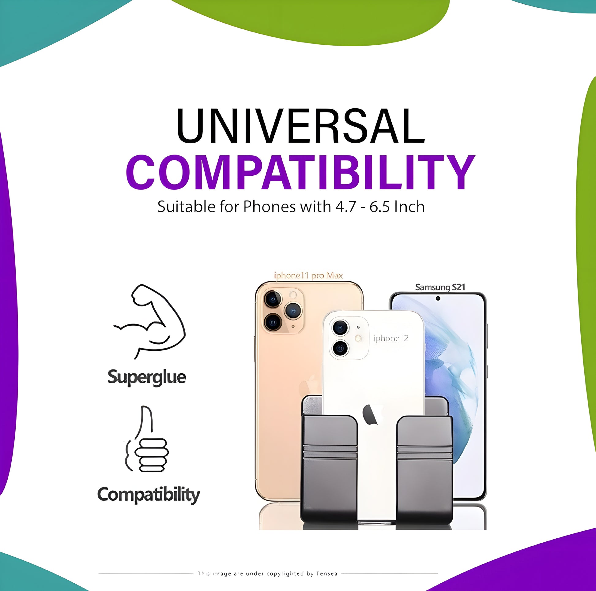 Mobile Adhesive Wall Holder 1 Pcs - ᴘᴜɴᴊᴀʙ ꜰᴜꜱɪᴏɴ