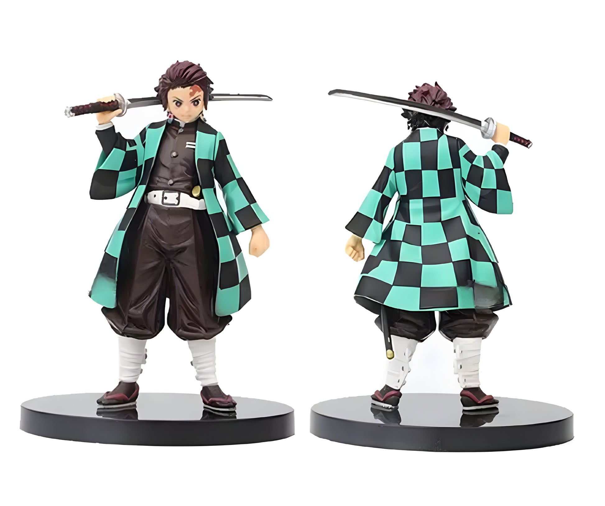 Demon Slayer Tanjiro Kamado Action Figure 14 Cms PVC Anime Figure - ᴘᴜɴᴊᴀʙ ꜰᴜꜱɪᴏɴ