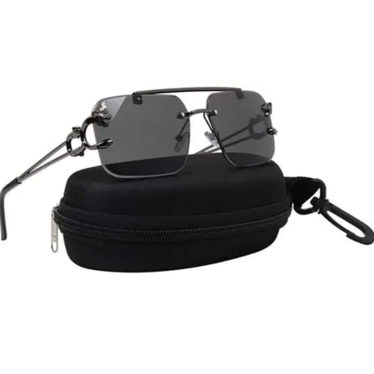 PUNJAB FUSION CHOICE UV Protection, Riding Glasses Retro Square Sunglasses For Men & Women (Black) (BEST PRODUCT ON PUNJAB FUSION ✨) - ᴘᴜɴᴊᴀʙ ꜰᴜꜱɪᴏɴ