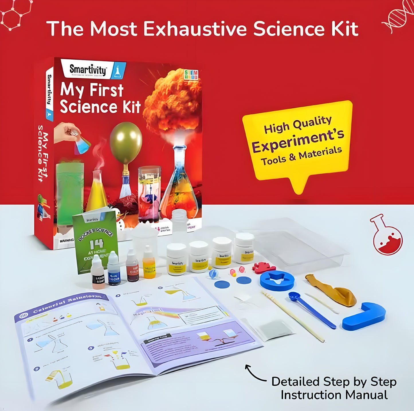My First Science experiment Kit for Kids 5 to 13 Years Old - ᴘᴜɴᴊᴀʙ ꜰᴜꜱɪᴏɴ