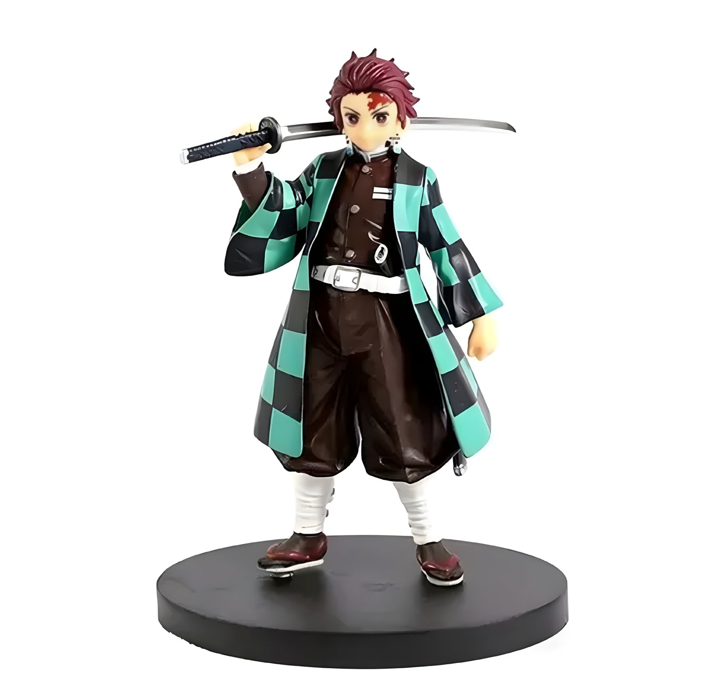 Demon Slayer Tanjiro Kamado Action Figure 14 Cms PVC Anime Figure - ᴘᴜɴᴊᴀʙ ꜰᴜꜱɪᴏɴ