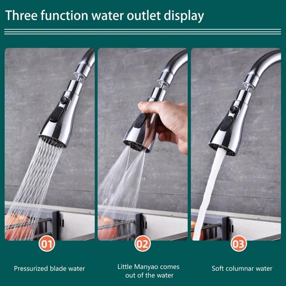 3 Modes Kitchen Sink Faucet - ᴘᴜɴᴊᴀʙ ꜰᴜꜱɪᴏɴ