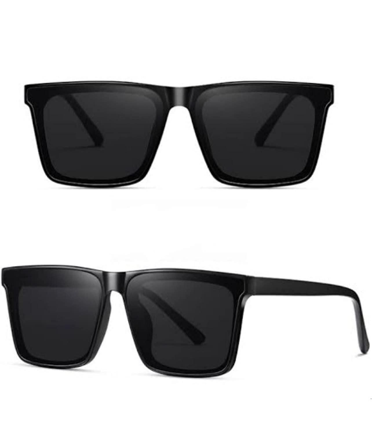 Polarized Retro Square Sunglasses - ᴘᴜɴᴊᴀʙ ꜰᴜꜱɪᴏɴ
