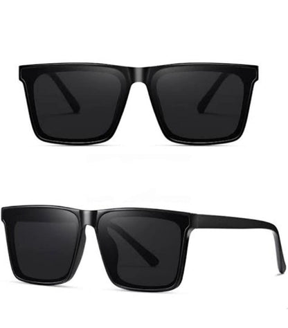 Polarized Retro Square Sunglasses - ᴘᴜɴᴊᴀʙ ꜰᴜꜱɪᴏɴ