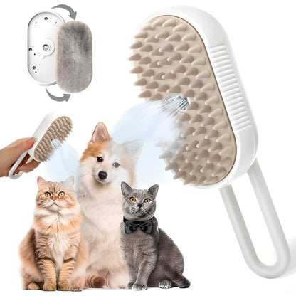 Steam Brush for Dog/Cat - ᴘᴜɴᴊᴀʙ ꜰᴜꜱɪᴏɴ