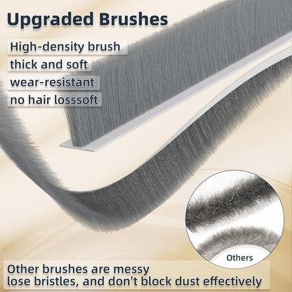 Door Draft Stopper With Brush - ᴘᴜɴᴊᴀʙ ꜰᴜꜱɪᴏɴ