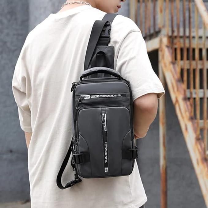 Sling Bag with USB Charging Port - ᴘᴜɴᴊᴀʙ ꜰᴜꜱɪᴏɴ