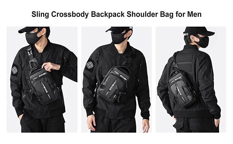 Sling Bag with USB Charging Port - ᴘᴜɴᴊᴀʙ ꜰᴜꜱɪᴏɴ