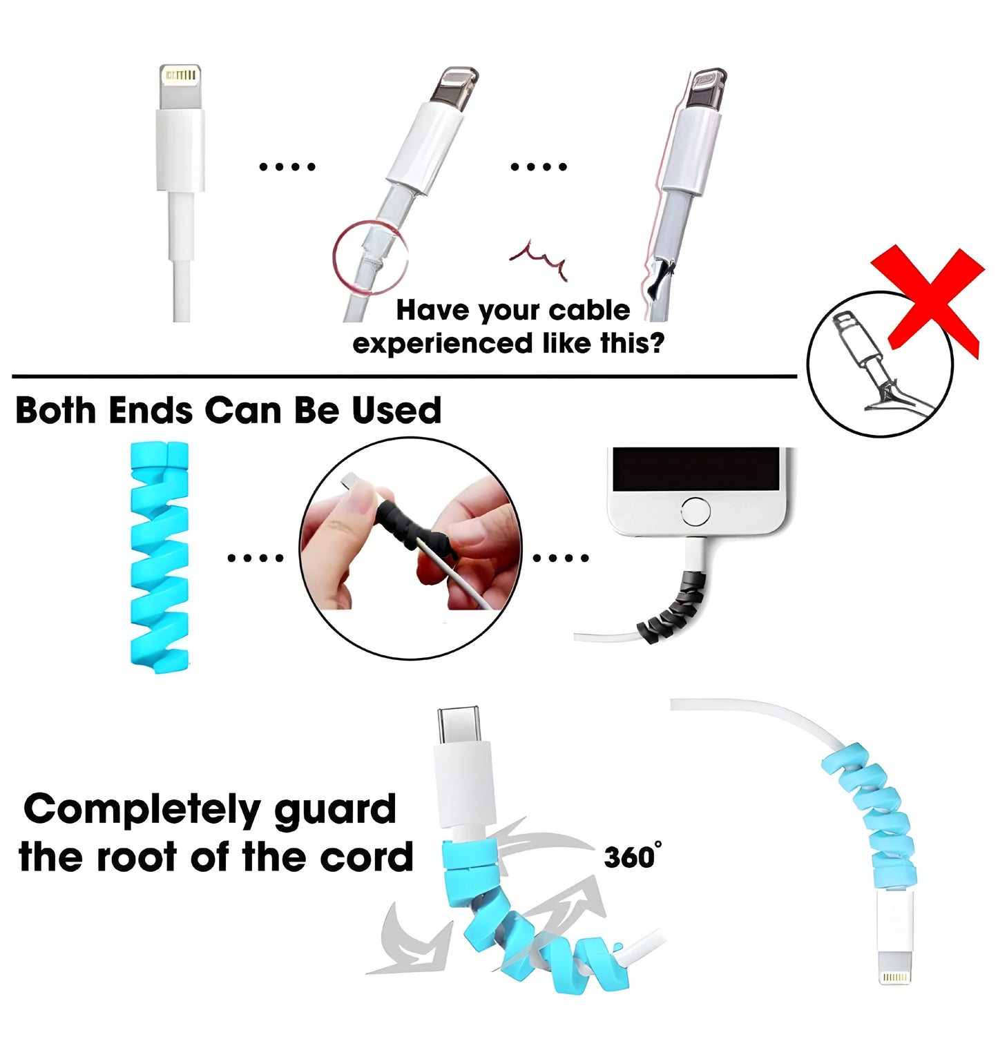 Sounce 25 Pcs Spiral Cable Protectors & Wire Protectors Spring Wire for All Wired Accessories for USB Charger, Data Cable, Headphones, MacBook, Laptop, Elastic Cord Saver (Multi-Color) - ᴘᴜɴᴊᴀʙ ꜰᴜꜱɪᴏɴ