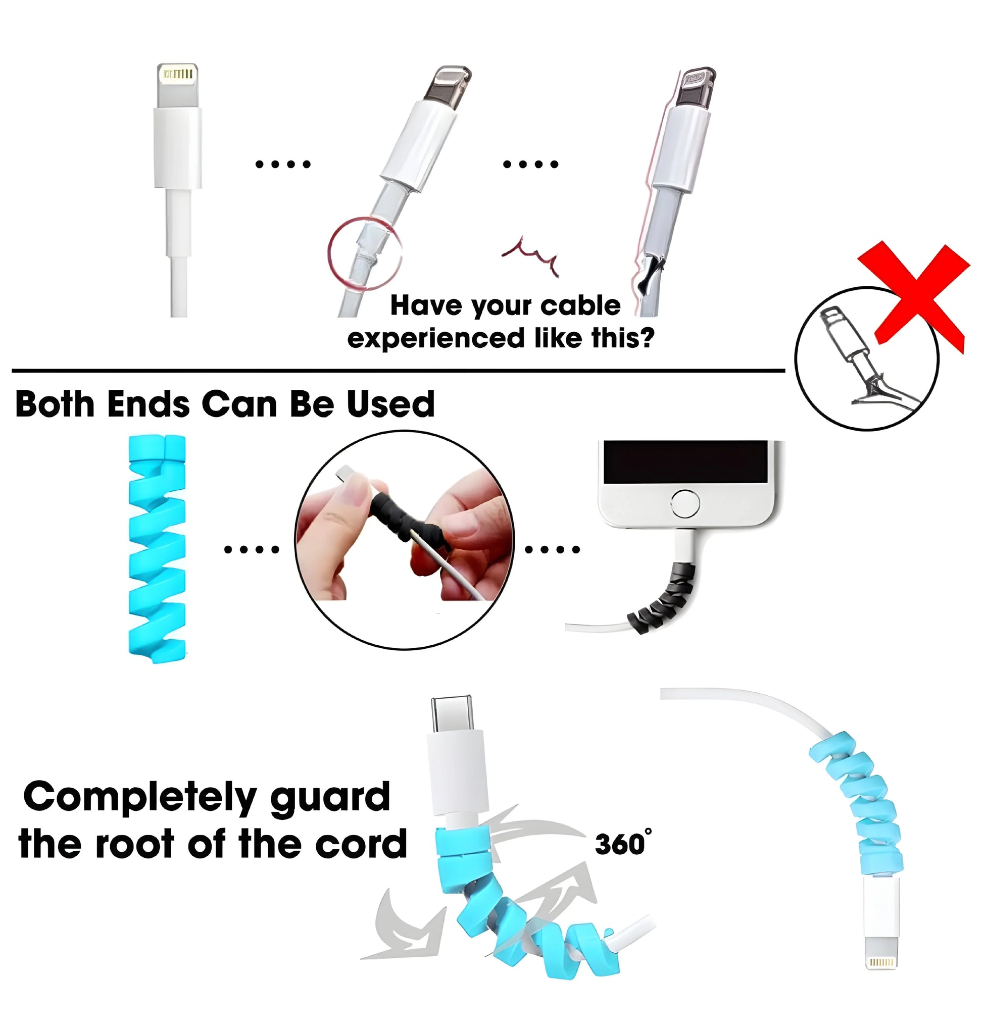 Sounce 25 Pcs Spiral Cable Protectors & Wire Protectors Spring Wire for All Wired Accessories for USB Charger, Data Cable, Headphones, MacBook, Laptop, Elastic Cord Saver (Multi-Color) - ᴘᴜɴᴊᴀʙ ꜰᴜꜱɪᴏɴ