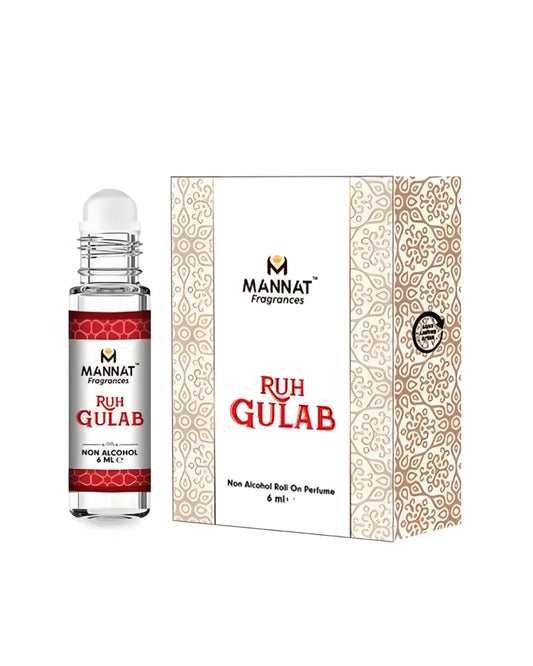 Ruh Gulab Attar, 100% Pur Attar, Real Rose Attar -6ML