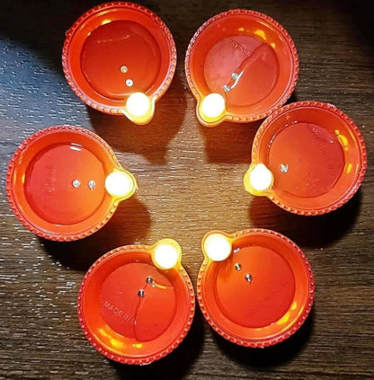 Water Sensor LED Light Diyas for Home Decoration - ᴘᴜɴᴊᴀʙ ꜰᴜꜱɪᴏɴ