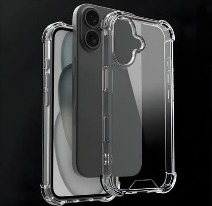 Premium Quality Bumper Transparent Back Cover For Apple Iphone 16 - ᴘᴜɴᴊᴀʙ ꜰᴜꜱɪᴏɴ