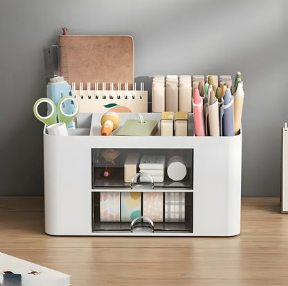 Multi-Functional Pencil Holder for Desk with 5 Compartments - ᴘᴜɴᴊᴀʙ ꜰᴜꜱɪᴏɴ
