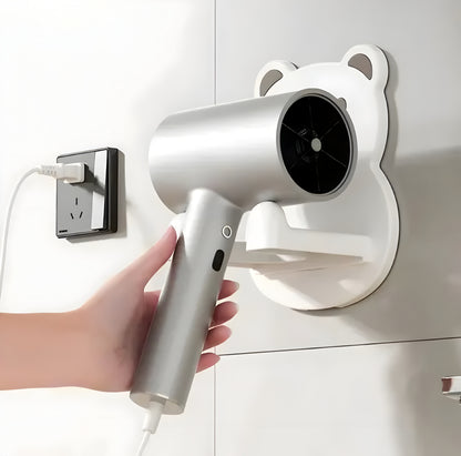 Dryer Holder Wall Mounted Self Adhesive Wall Mount Drill Free Hair Dryer Rack Adhesive (Pack Of 1, Multicolor) - ᴘᴜɴᴊᴀʙ ꜰᴜꜱɪᴏɴ