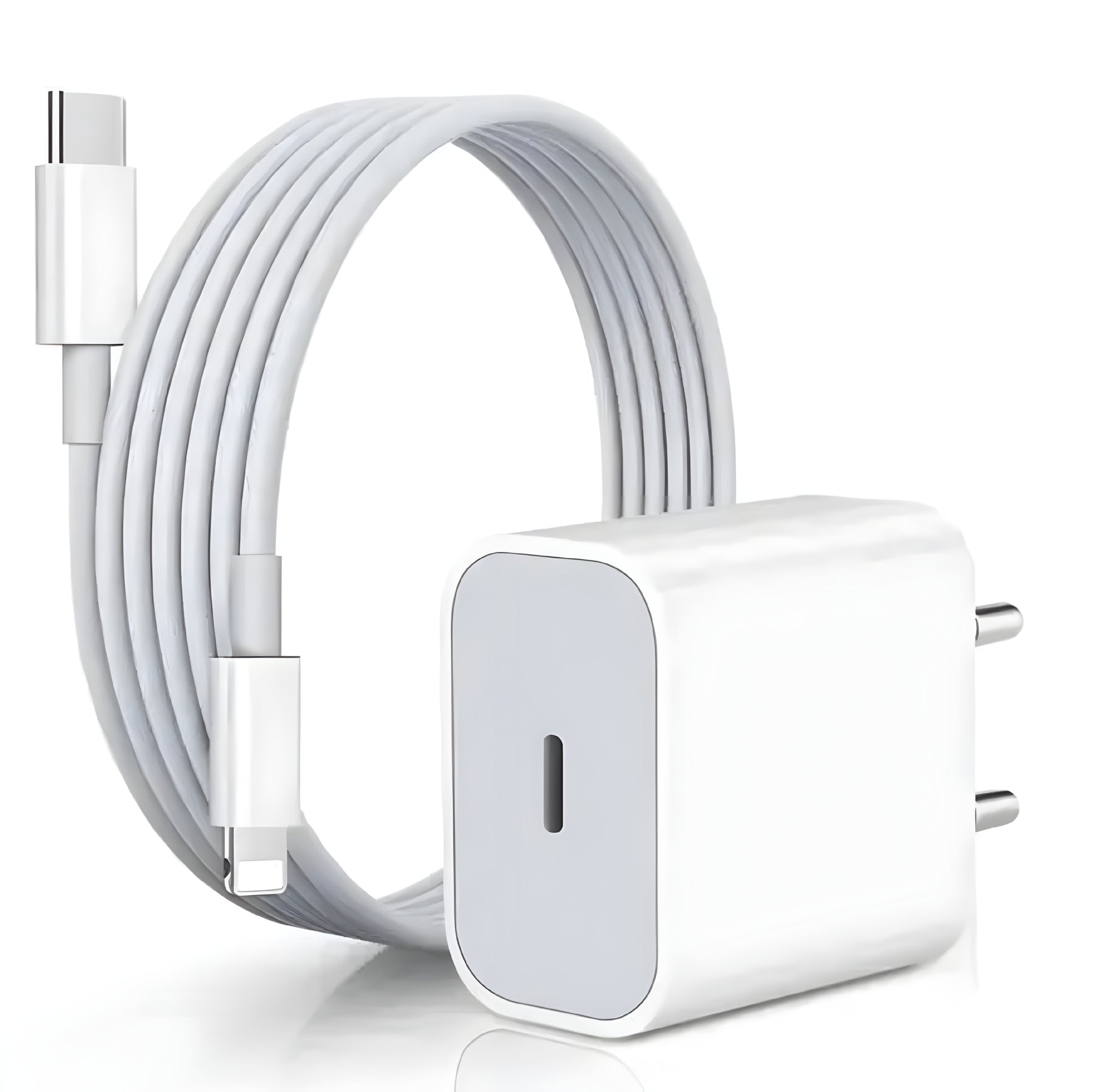 20W USB-C Power Adapter Charger (No Cable) - Fast Charging for iPhone, iPad, AirPods & More - Compact, Lightweight, and Universal Compatibility with USB-C Devices - ᴘᴜɴᴊᴀʙ ꜰᴜꜱɪᴏɴ