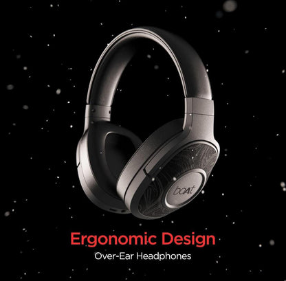 boAt Rockerz 550/Rockerz 558 Over Ear Bluetooth Headphones with Upto 20 Hours Playback, 50MM Drivers, Soft Padded Ear Cushions and Physical Noise Isolation(Black) - ᴘᴜɴᴊᴀʙ ꜰᴜꜱɪᴏɴ